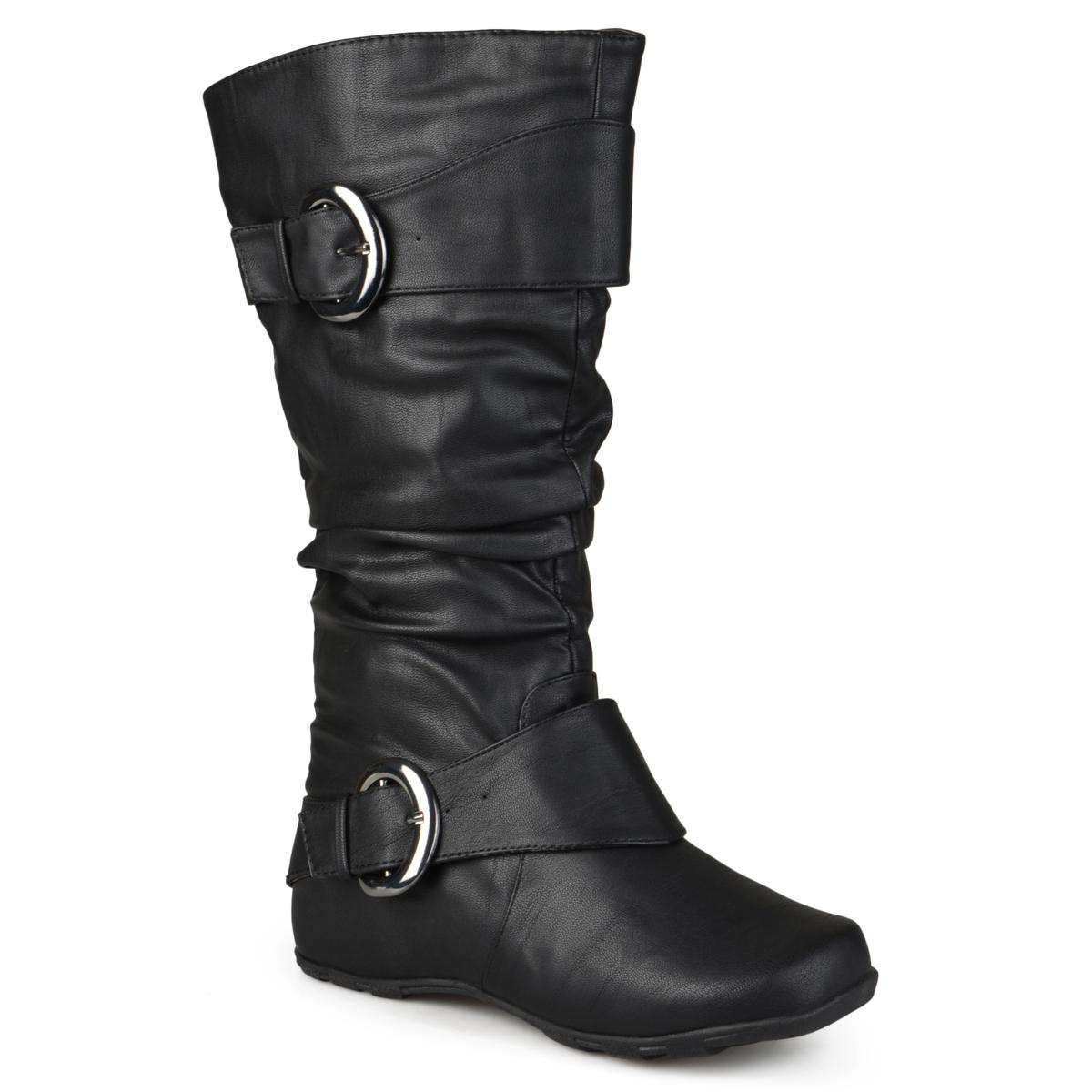 Journee Collection Womens Wide Calf Paris Boot 20685592 Hsn 1452