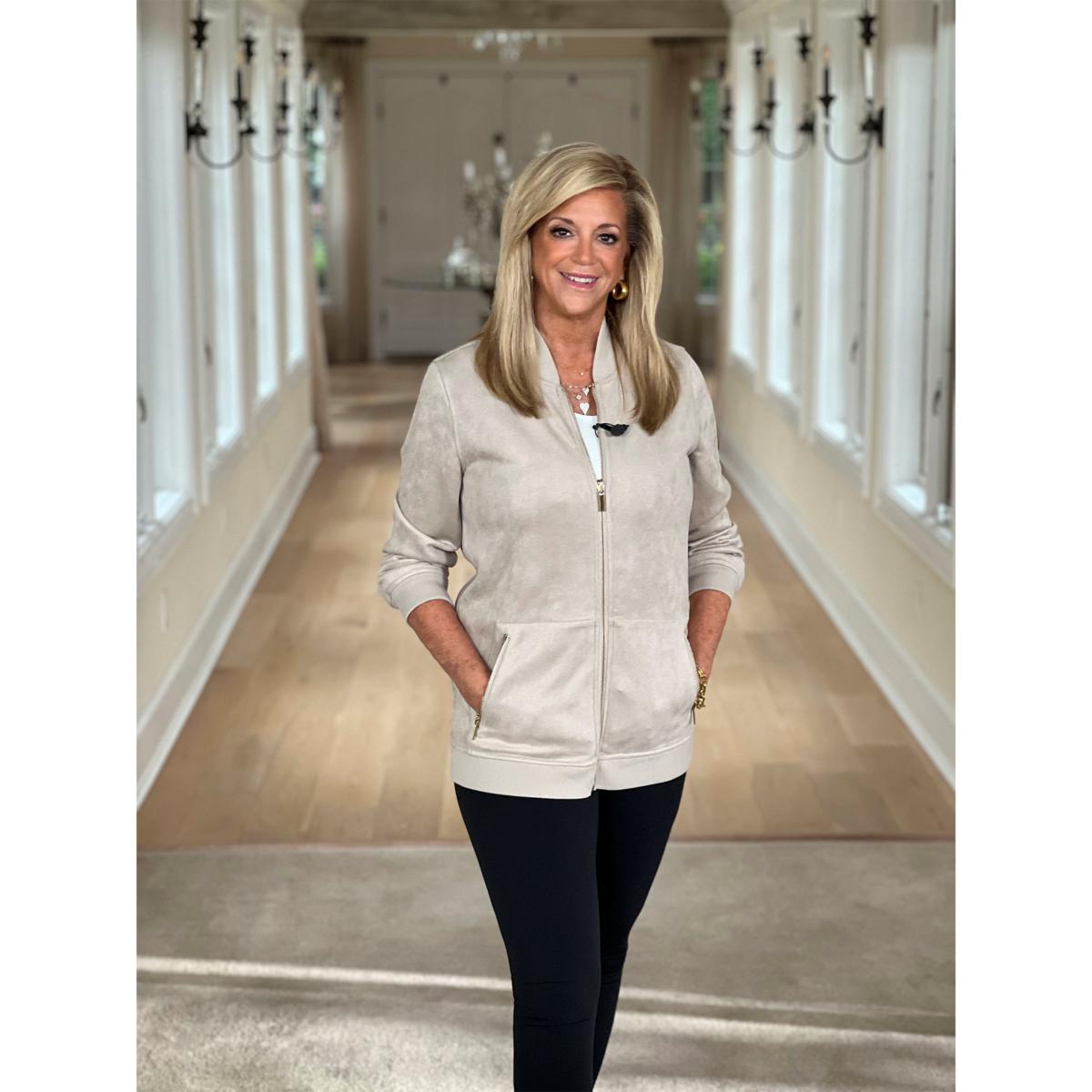 Joy CleanBoss Luxurious Faux Suede Reversible Bomber Jacket Joy CleanBoss Luxurious Faux Suede Reversible Bomber Jacket