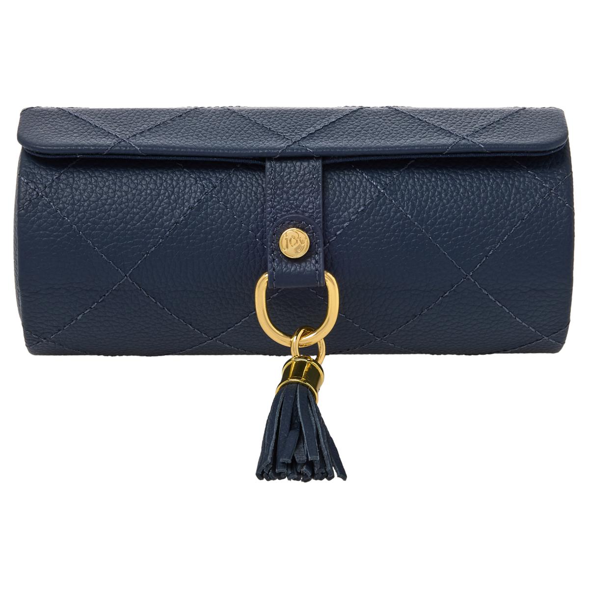 Joy First Class Luxury Leather Hard Sided Jewelry Case | HSN