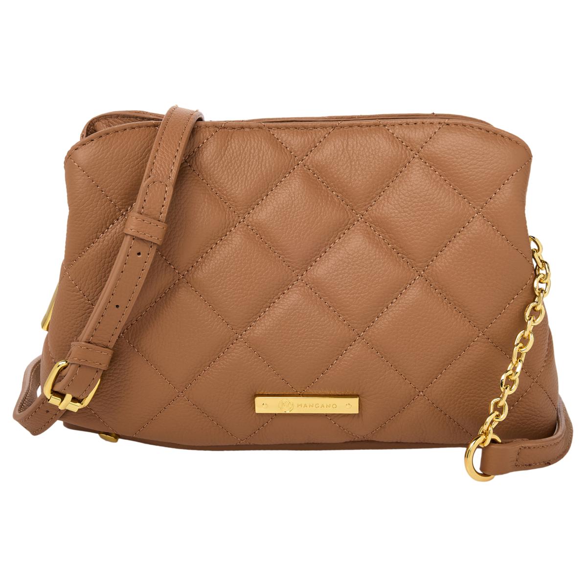 Joy First Class Luxury Leather Quilted Chic Crossbody Bag