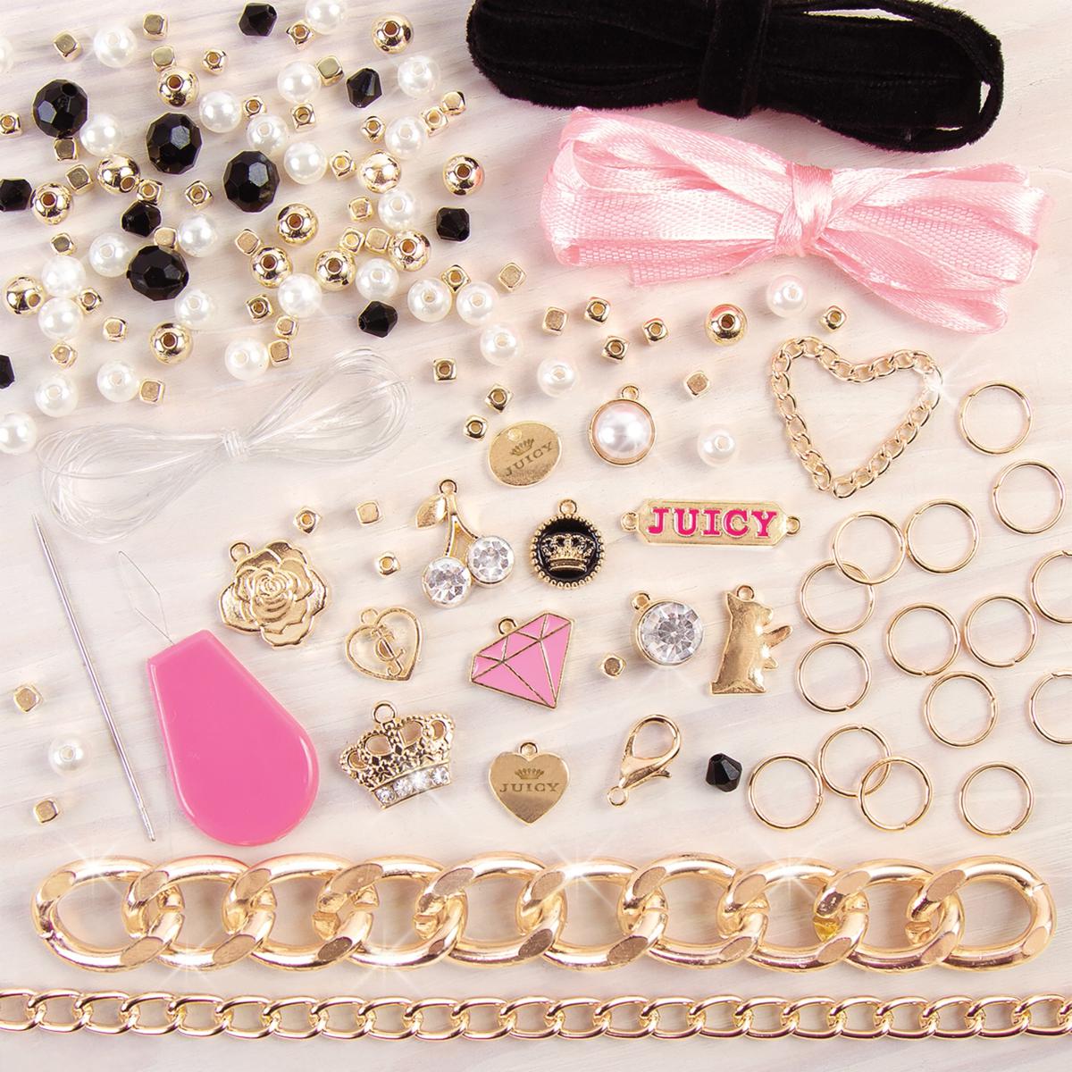Juicy Couture Chains Charms Kit Create 5 Unique Bracelets 23346436 HSN