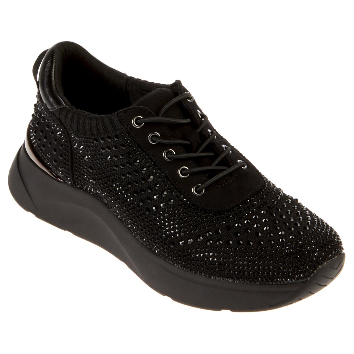 Kenneth Cole Reaction Cindy Stretch Knit Jewel Sneaker | HSN