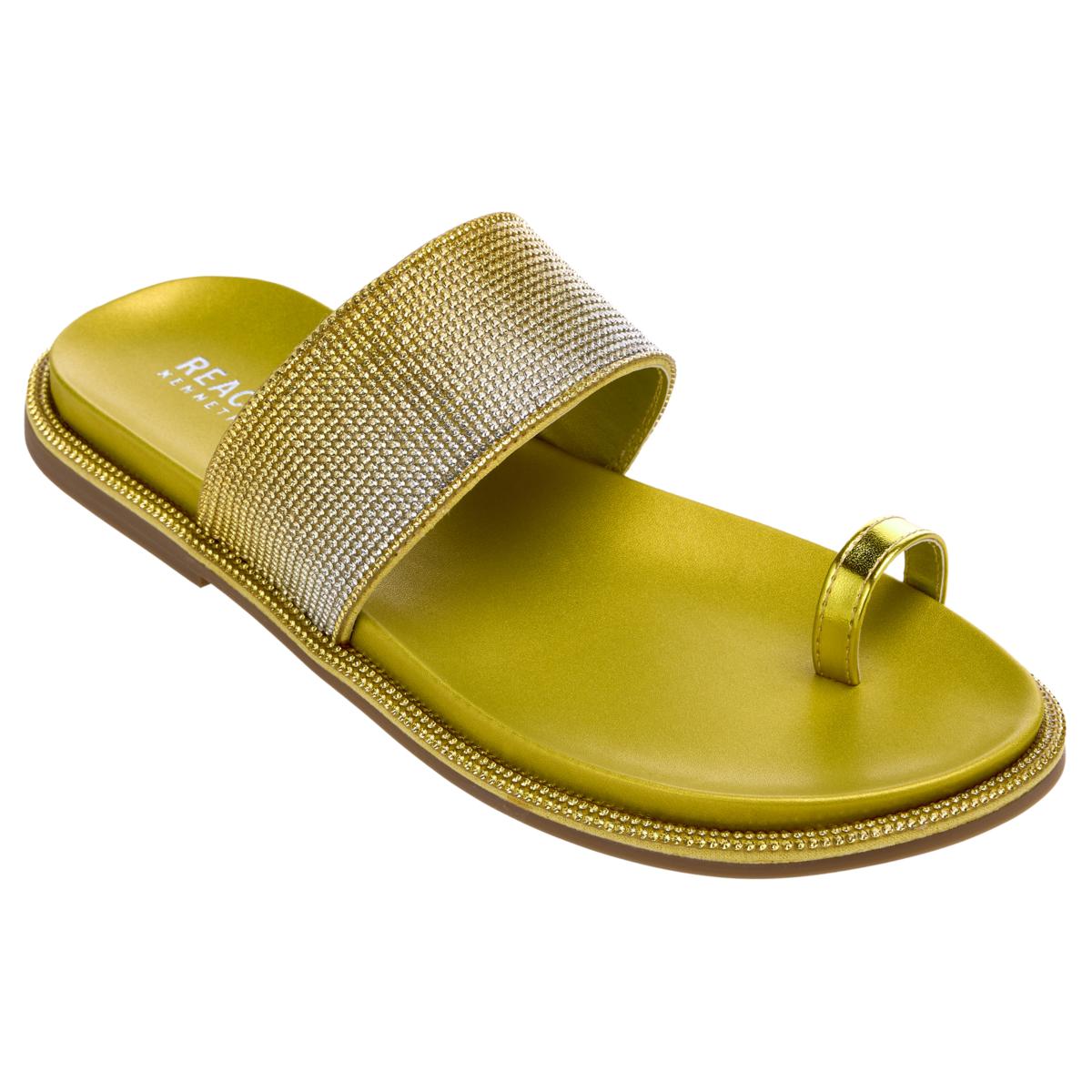 Kenneth cole reaction gold sandals on sale