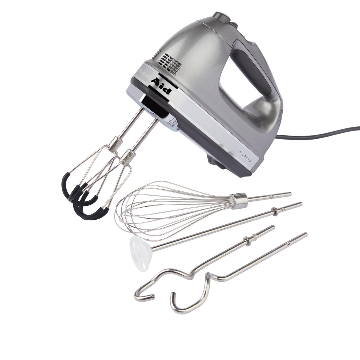 KitchenAid Digital Hand Mixer with 9 newest Speeds and Flex Beater