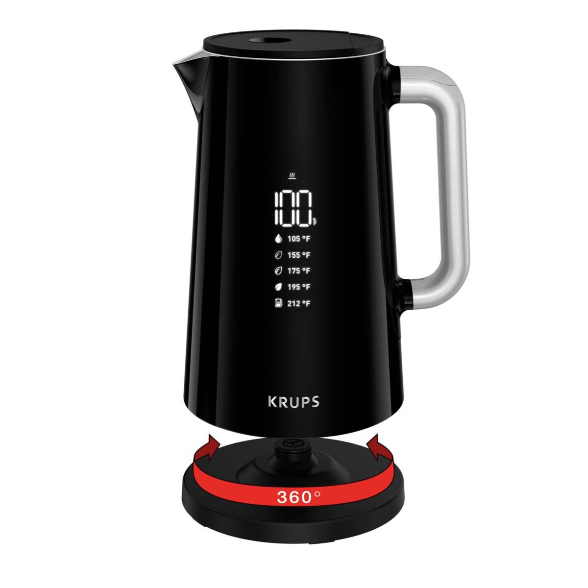 KRUPS BW801852 Smart Temp Digital Kettle 1.7L | HSN