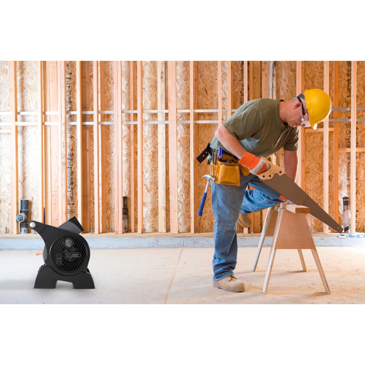 Lasko Pro-Performance High Velocity Fan w/ Integrated Power Outlets -  20374365 | HSN