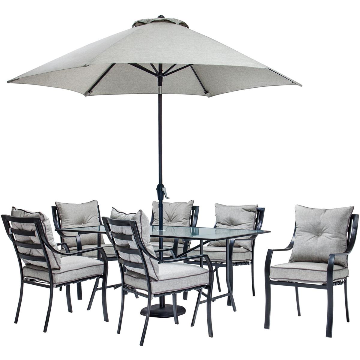 dining patio set with umbrella