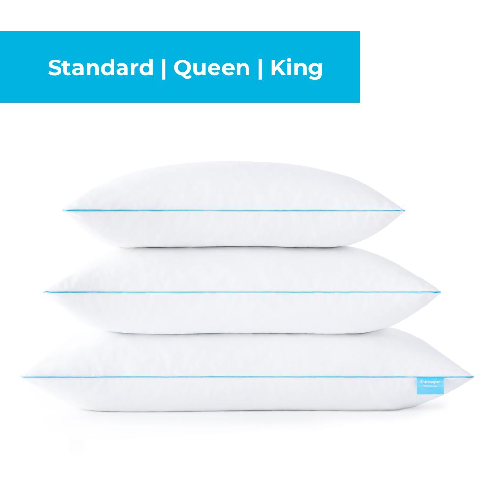 Linenspa Essentials Shredded Memory Foam Pillows – Set of 2 – King