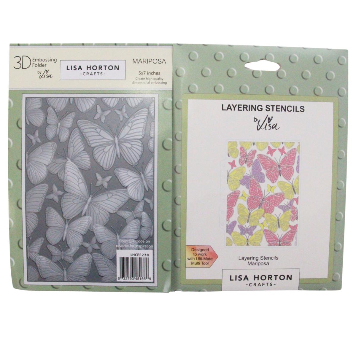 Lisa Horton 5x7 Layering Stencils - Blooming Marvellous