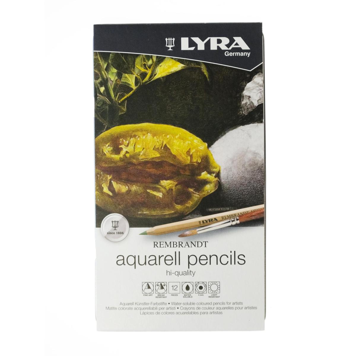 LYRA Rembrandt Aquarell Colored Pencils - Set of 12