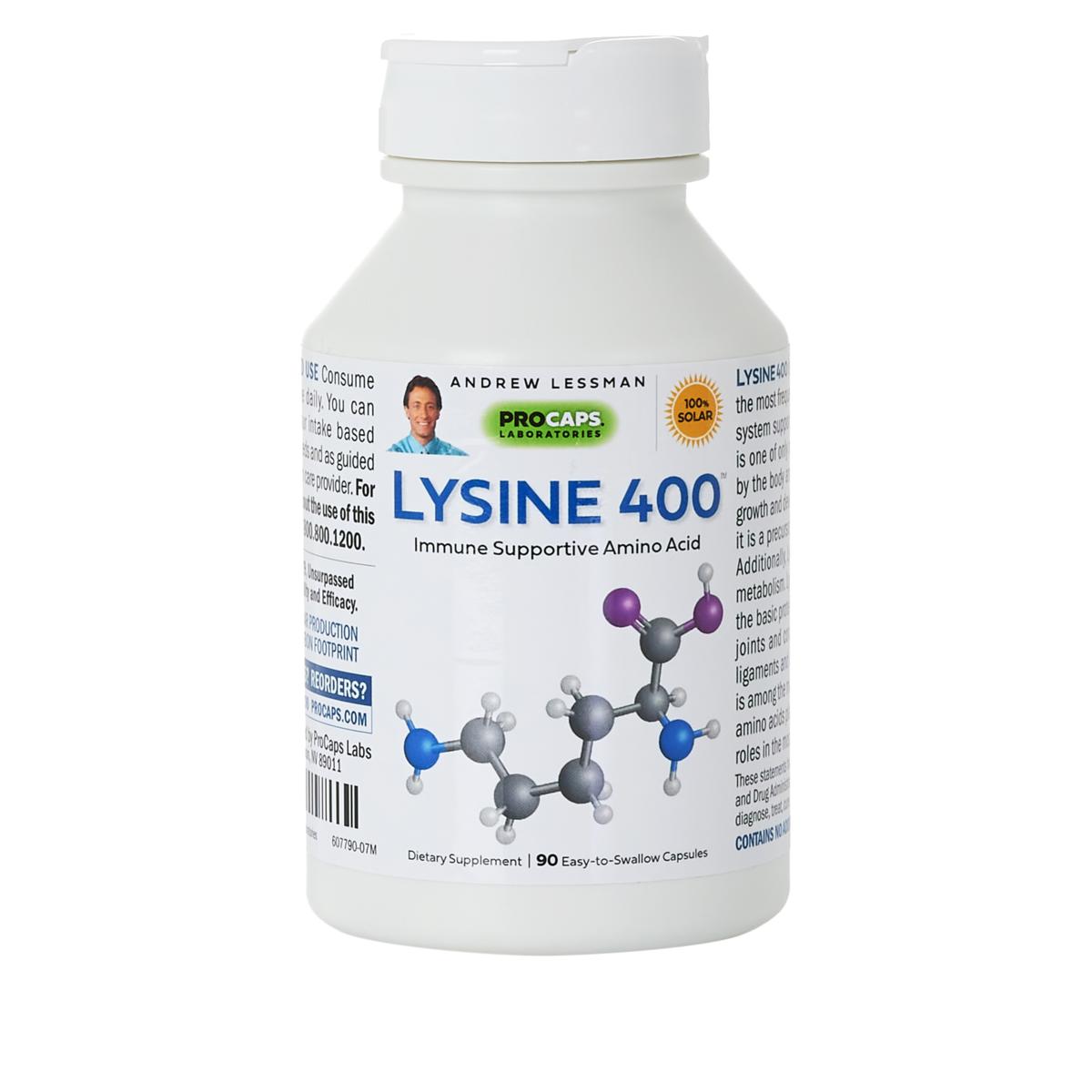 Lysine-400 - 90 Capsules