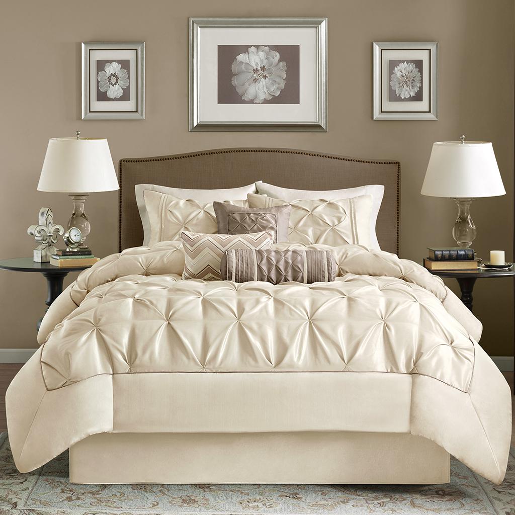 ivory comforter sets queen