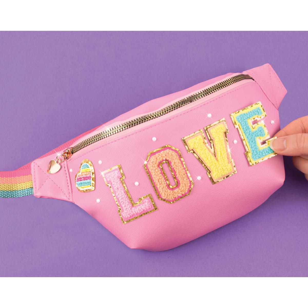 Make It Real 9-pc. Fashion Bum Bag with Patches | HSN