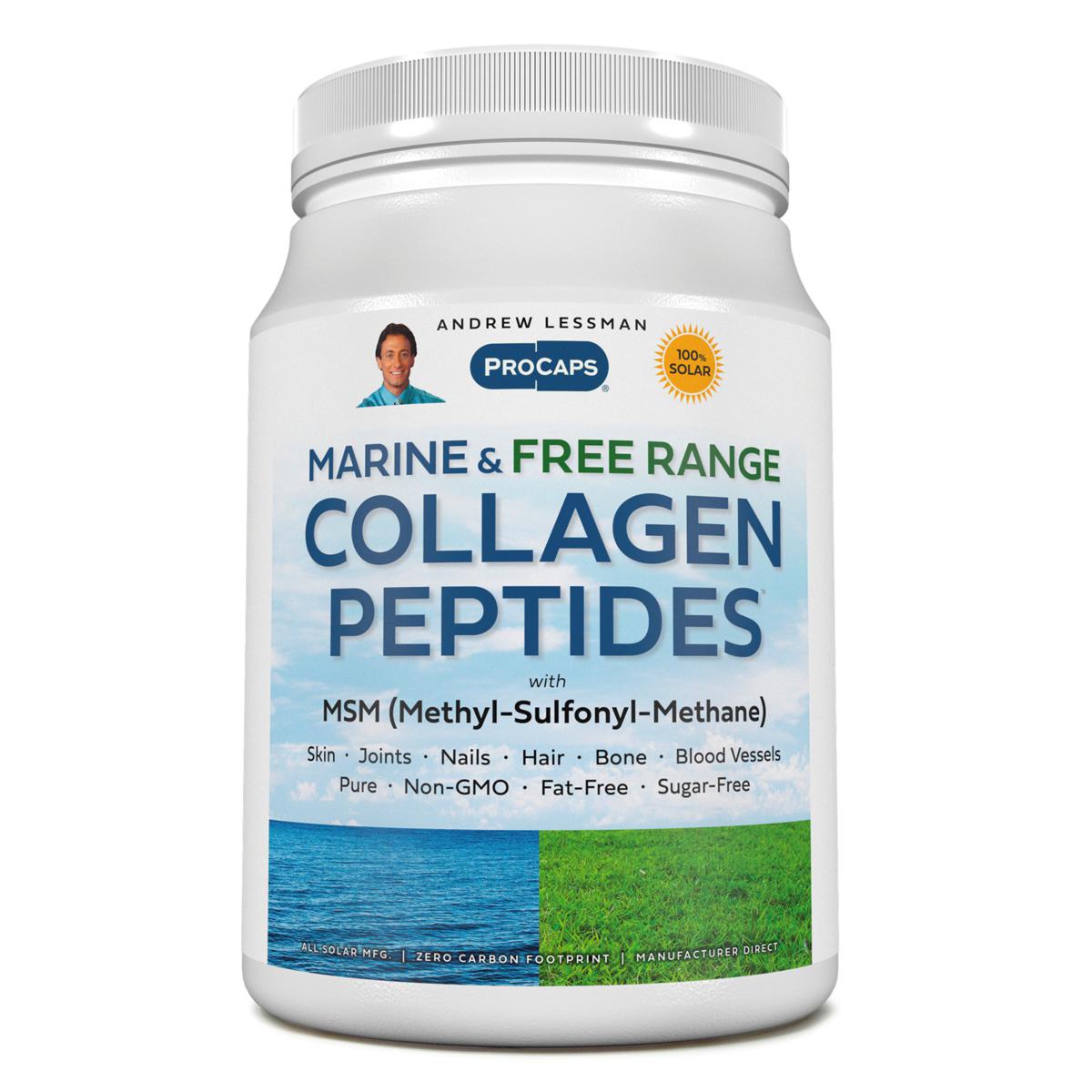 Marine and Free Range Collagen Peptides with MSM - 30 Servings