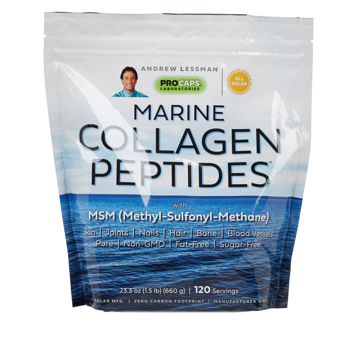 Marine Collagen Peptides with MSM - 120 Servings