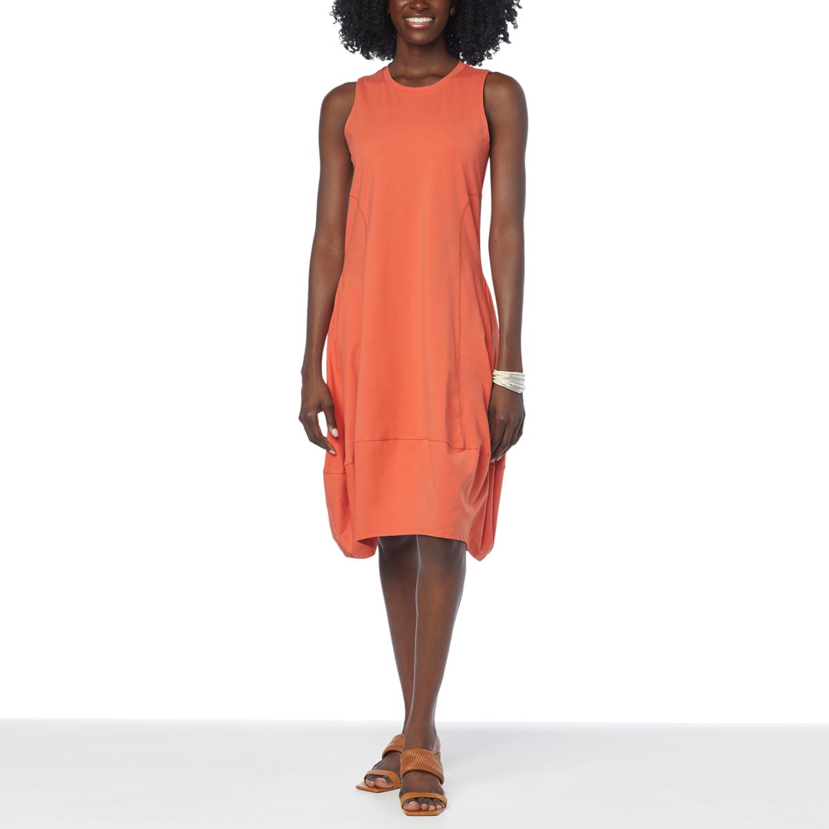 MarlaWynne Sleeveless Lantern Hem Balloon Dress