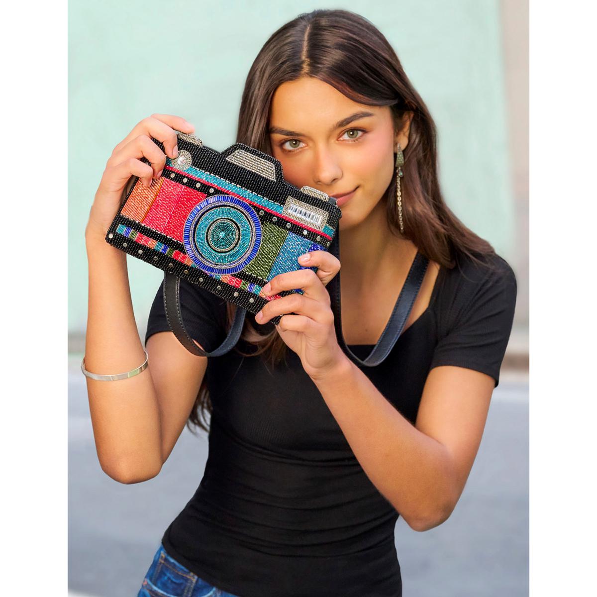 Mary Frances Hand-Beaded Crossbody Mini Handbag - 23638722 | HSN