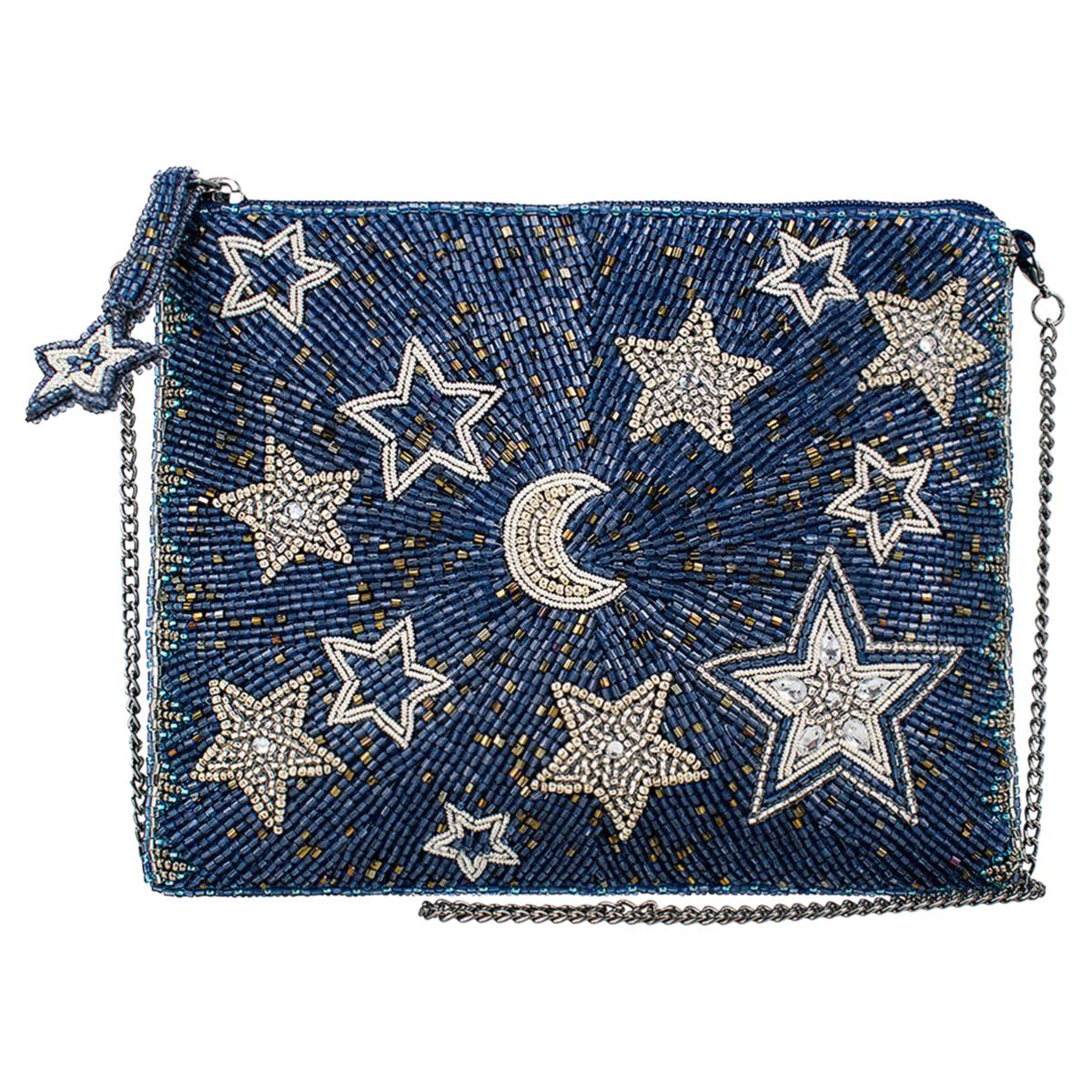 Mary Frances Hand-Beaded Mini Crossbody Handbag | HSN