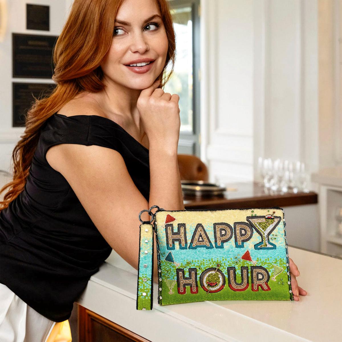 Mary Frances Handbag Hand-Beaded Crossbody/Clutch | HSN