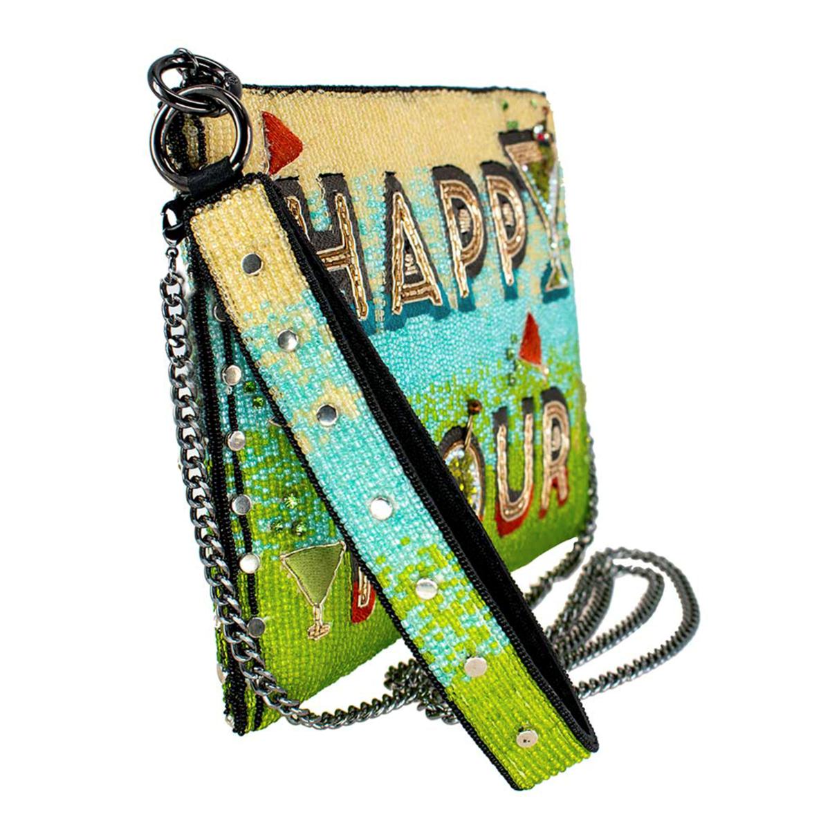 Mary Frances Handbag Hand-Beaded Crossbody/Clutch - 23347326