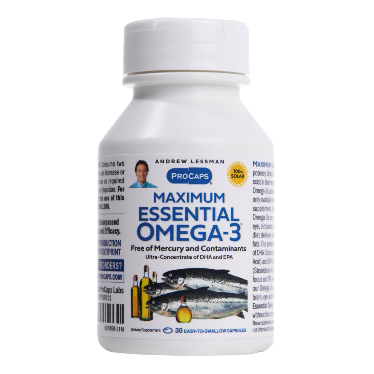 Maximum Essential Omega 3 Unflavored HSN