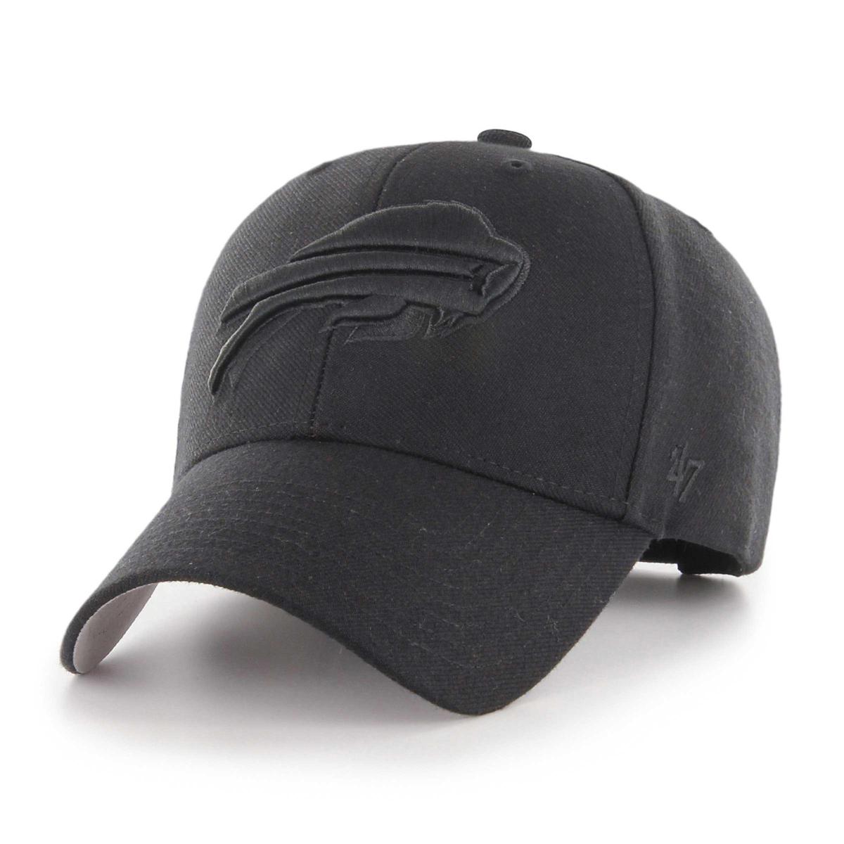 Men's '47 Black Buffalo Bills Tonal MVP Adjustable Hat