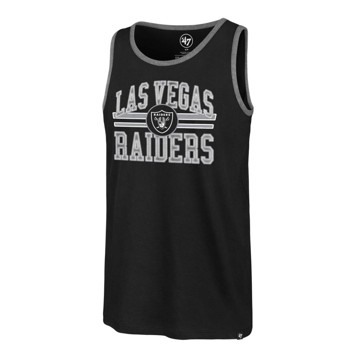 Men's '47 Black Las Vegas Raiders Winger Franklin Tank Top HSN