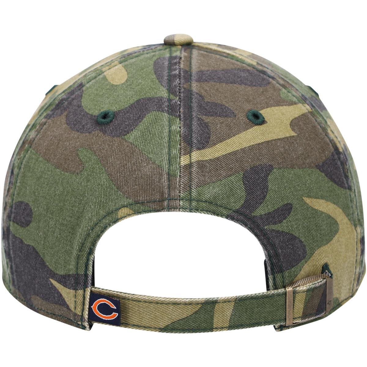 Men's New Era Camo Chicago Bears Woodland 59FIFTY Fitted Hat