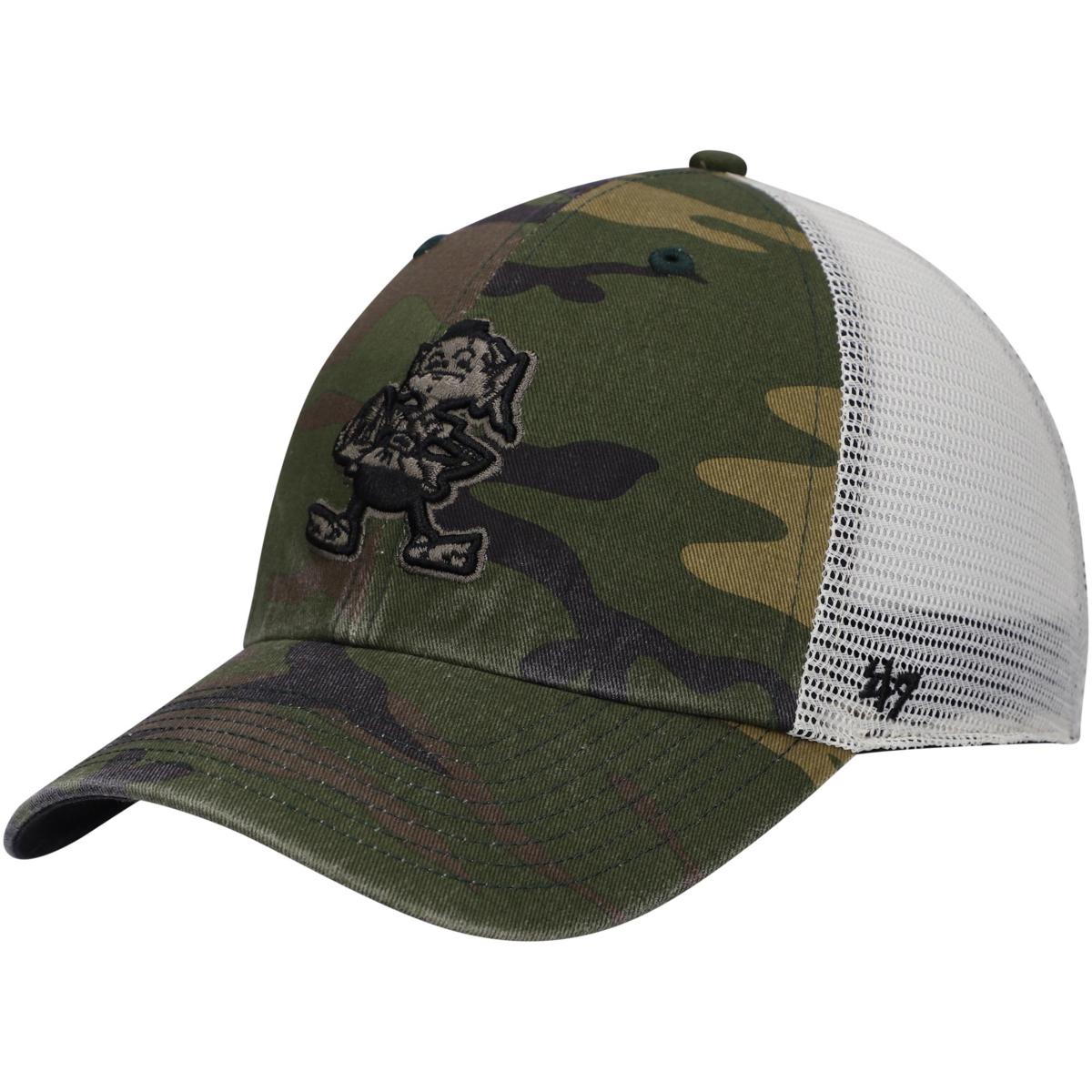 New Orleans Saints '47 Woodland Clean Up Adjustable Hat - Camo