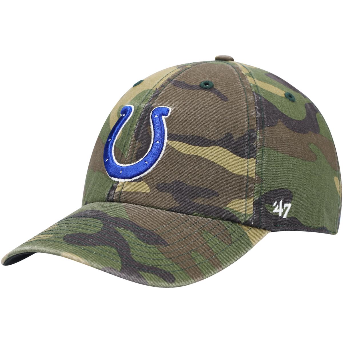 47 Men's Indianapolis Colts Clean Up Black Adjustable Hat