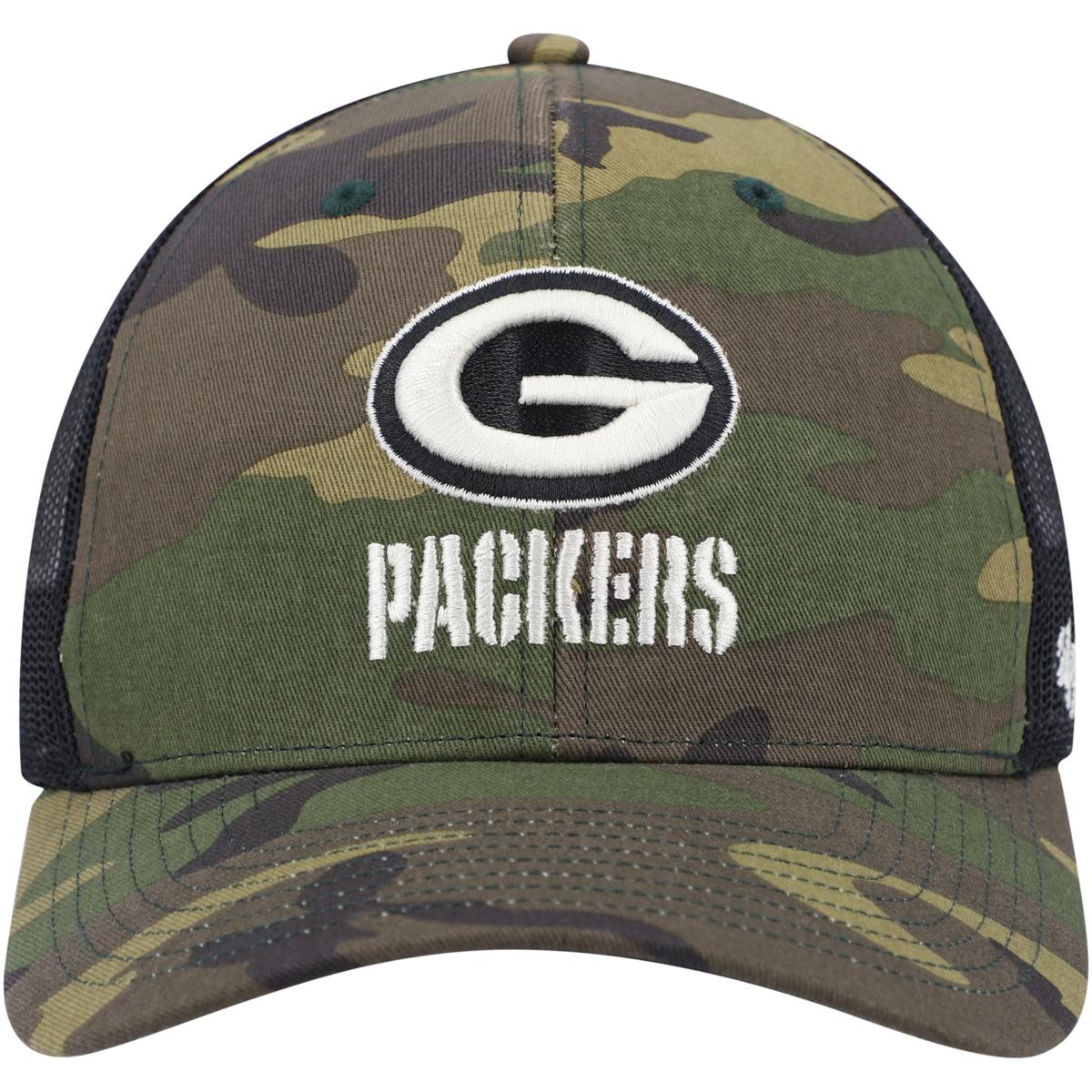 47 Brand / Men's Green Bay Packers Camo Cleanup Adjustable Hat