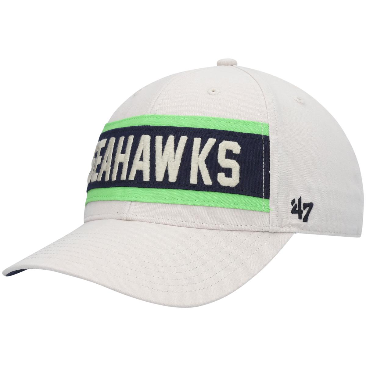 Men's '47 Neon Green Seattle Seahawks MVP Adjustable Hat