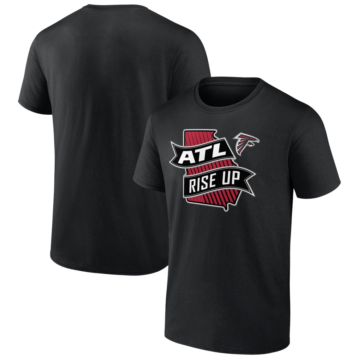 Men's Fanatics Black Atlanta Falcons Hometown Collection Prime Time T ...