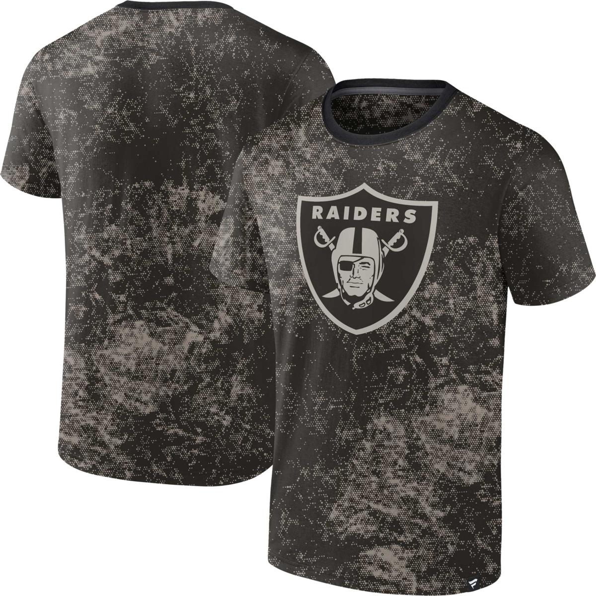 Men s Fanatics Black Las Vegas Raiders Shadow T Shirt HSN