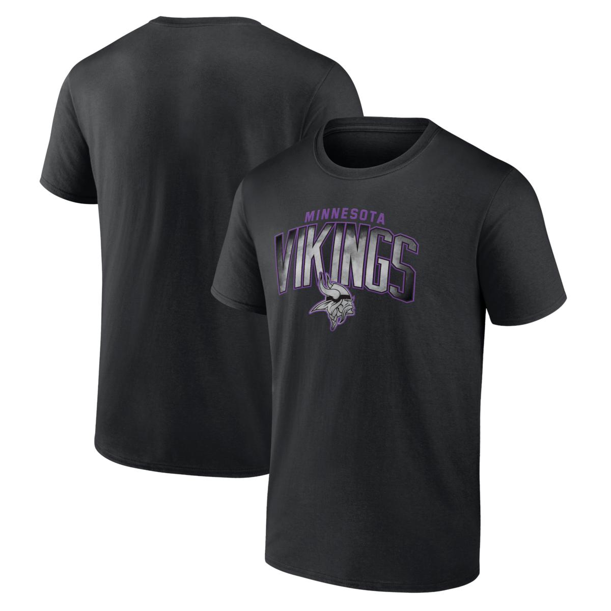 Men s Fanatics Black Minnesota Vikings Smoke Arch T Shirt HSN