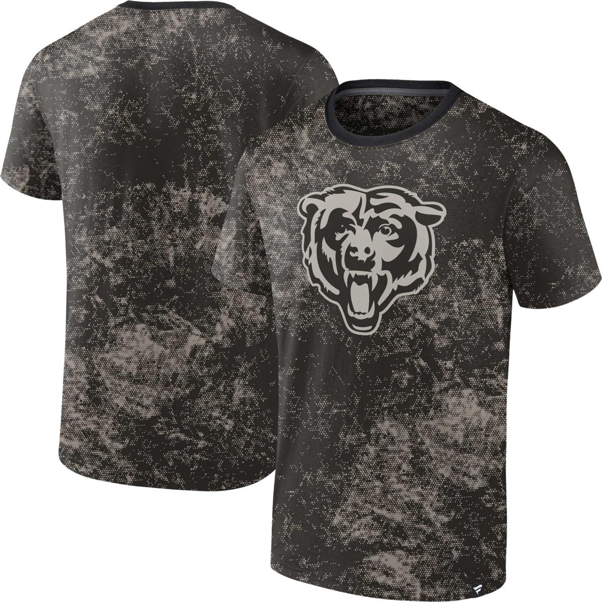 Men's Fanatics Branded Black Chicago Bears Shadow T-Shirt - 22311655 | HSN