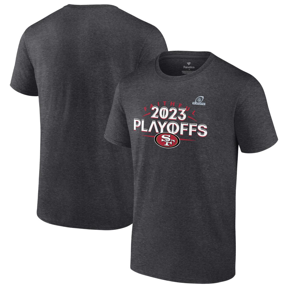 Men's Fanatics Branded Heather Charcoal San Francisco 49ers 2023 NFL ...