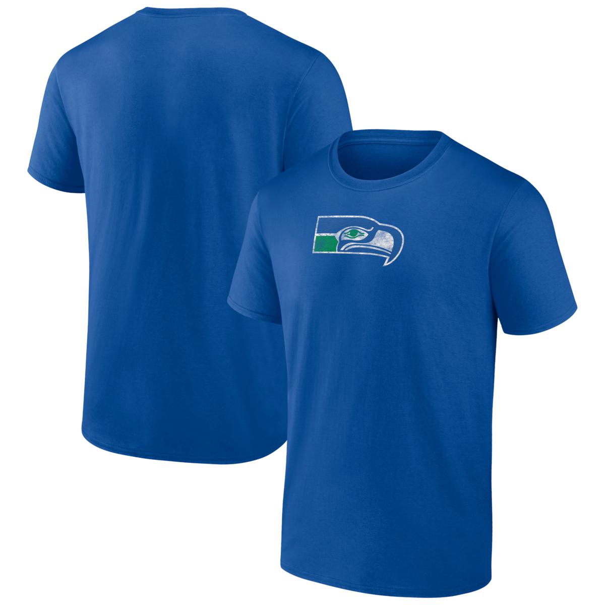 Men s Fanatics Branded Royal Seattle Seahawks Throwback T Shirt HSN