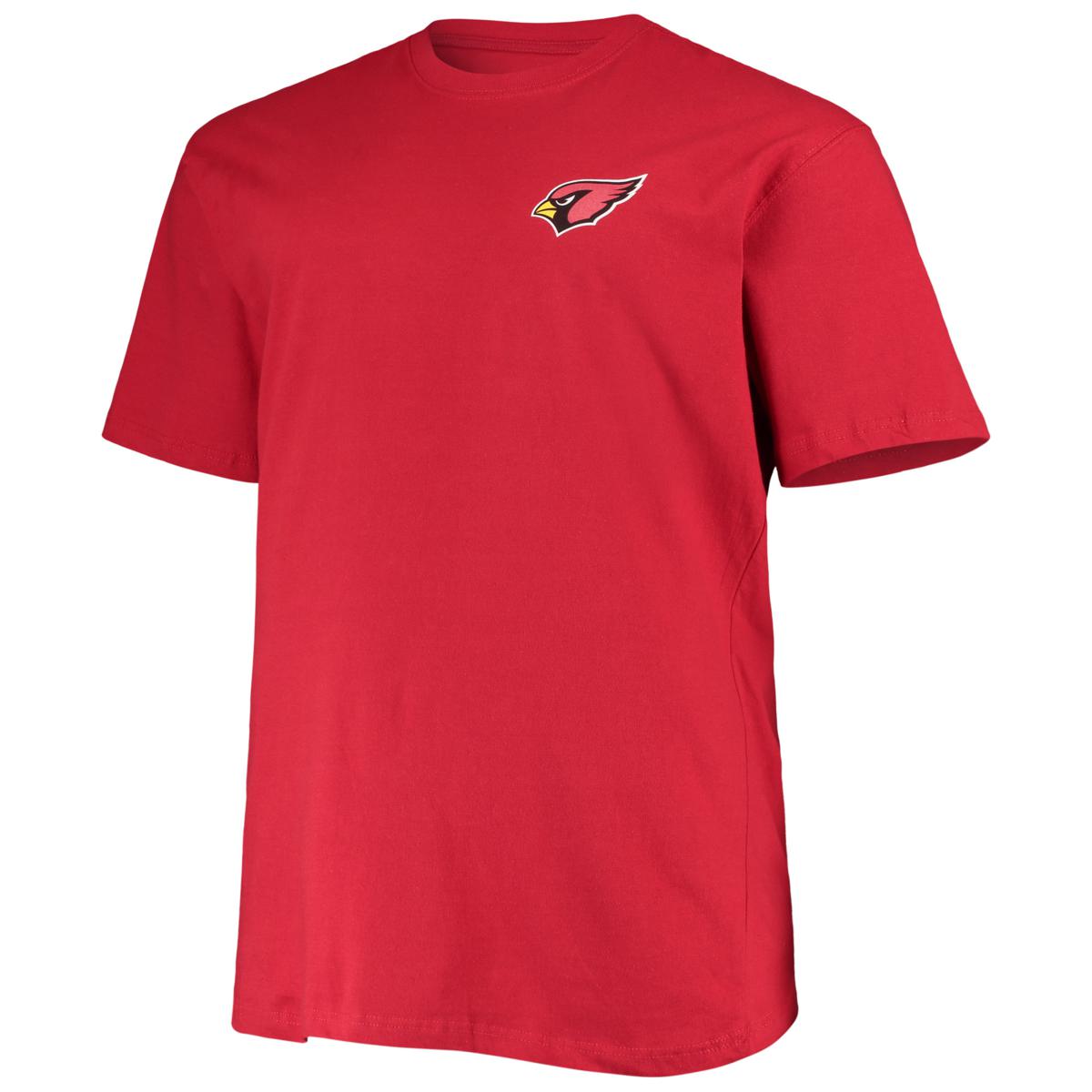 Men's Fanatics Cardinal Arizona Cardinals Big Tall #1 Dad 2-Hit