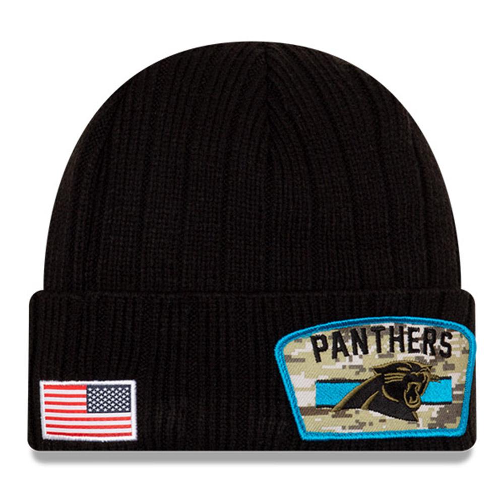 Official New Era NFL Salute To Service Carolina Panthers Black