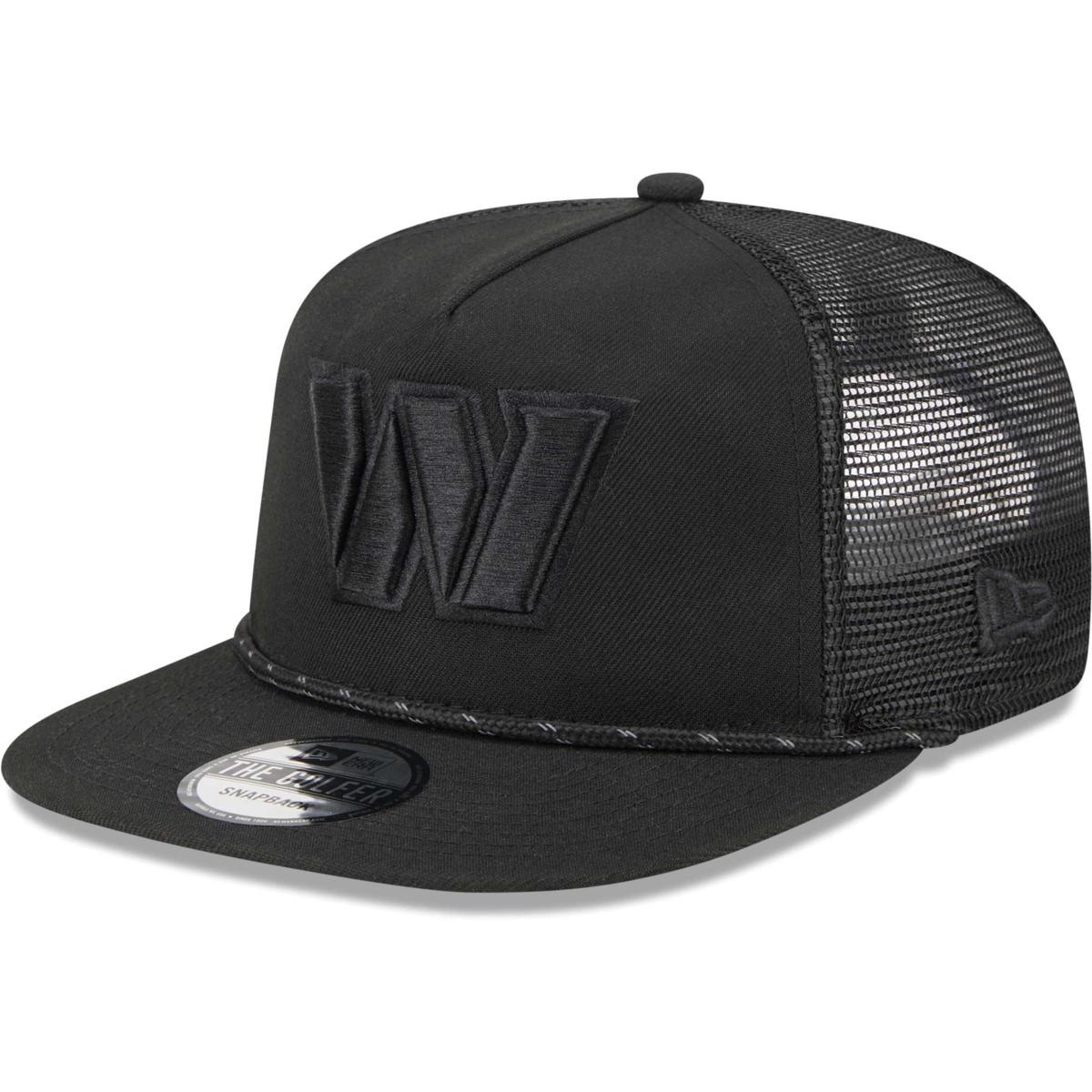 New Era Black Washington Commanders Illumination Golfer Snapback Trucker Hat