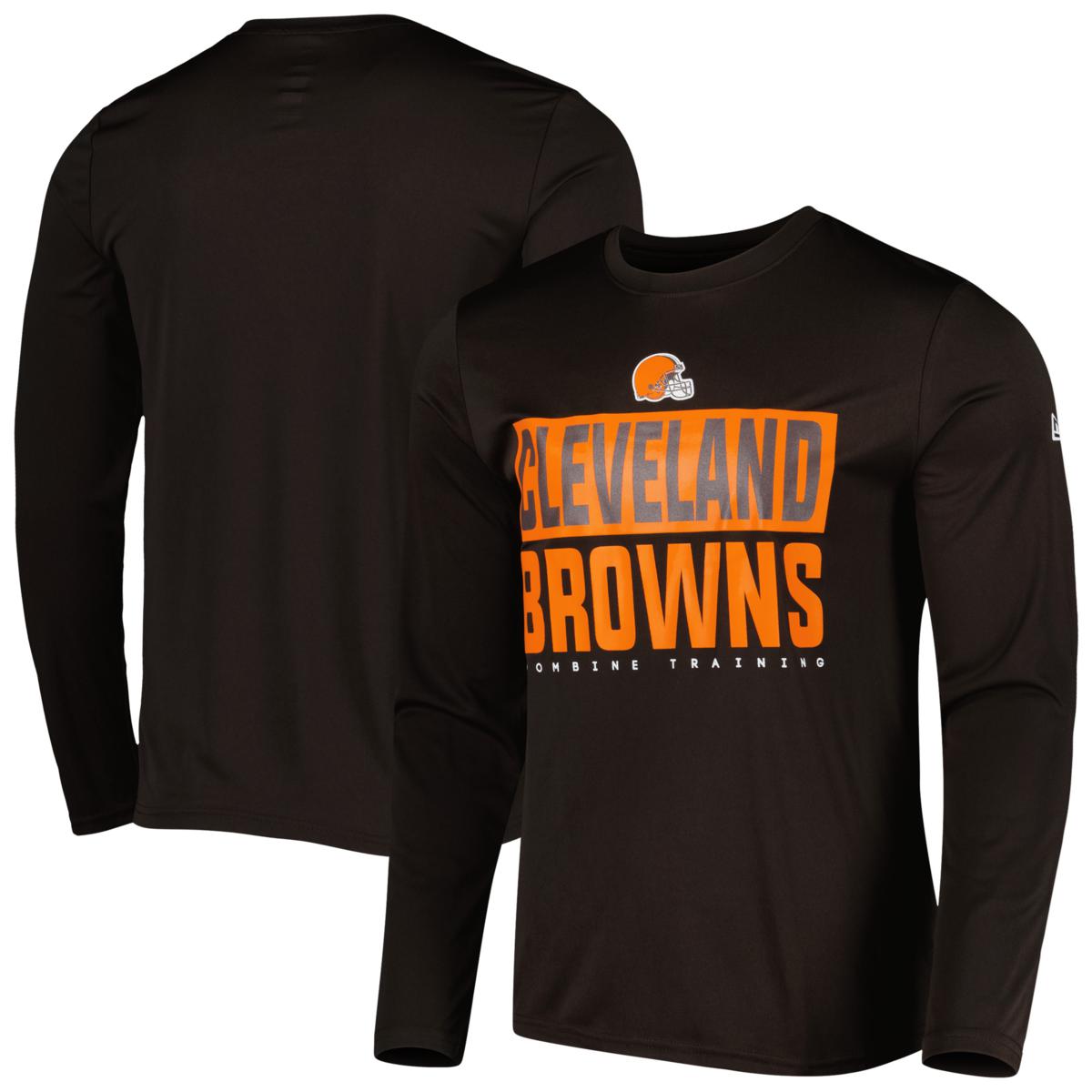 cleveland browns men's long sleeve shirt