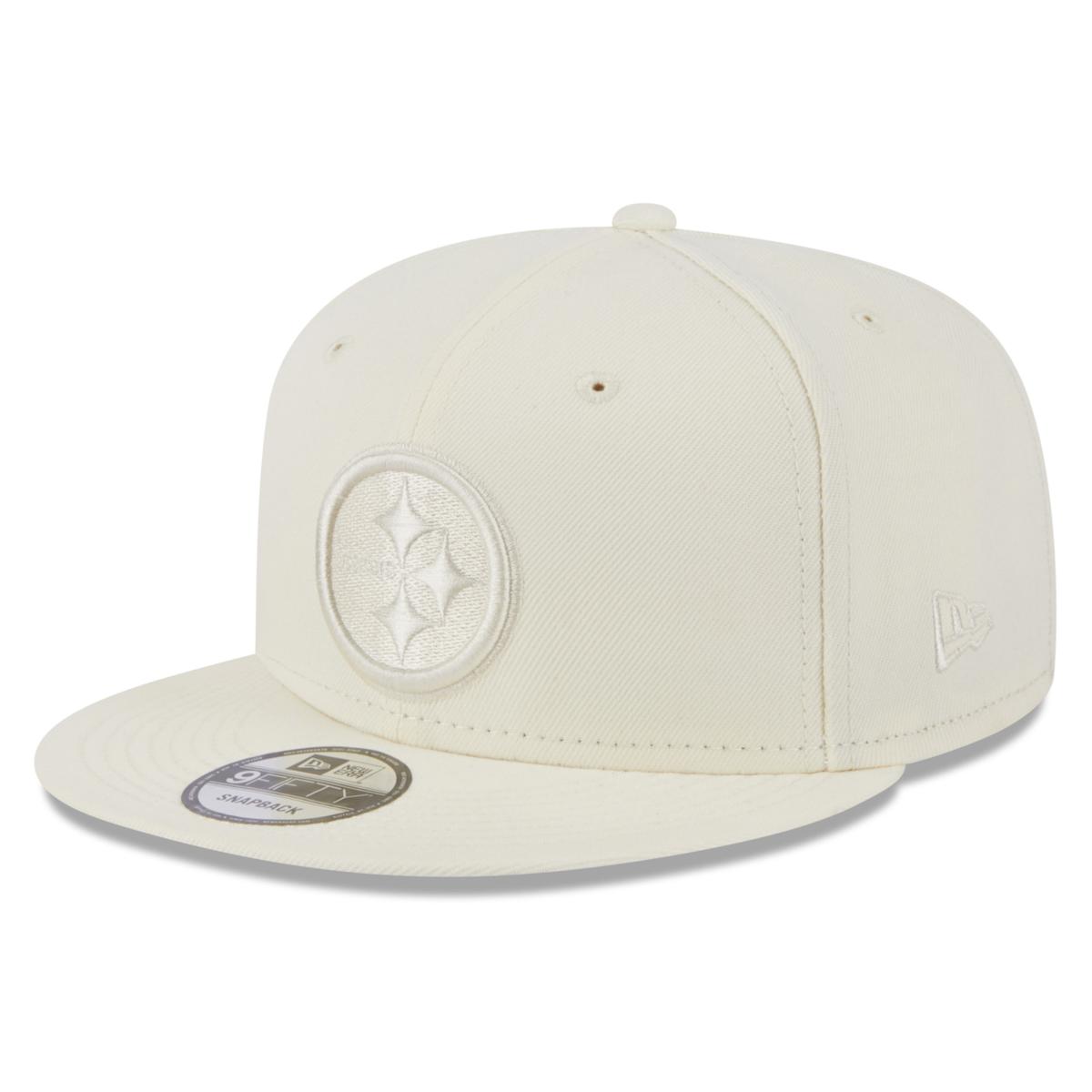 Men's New Era Cream Pittsburgh Steelers Color Pack 9FIFTY Snapback Hat