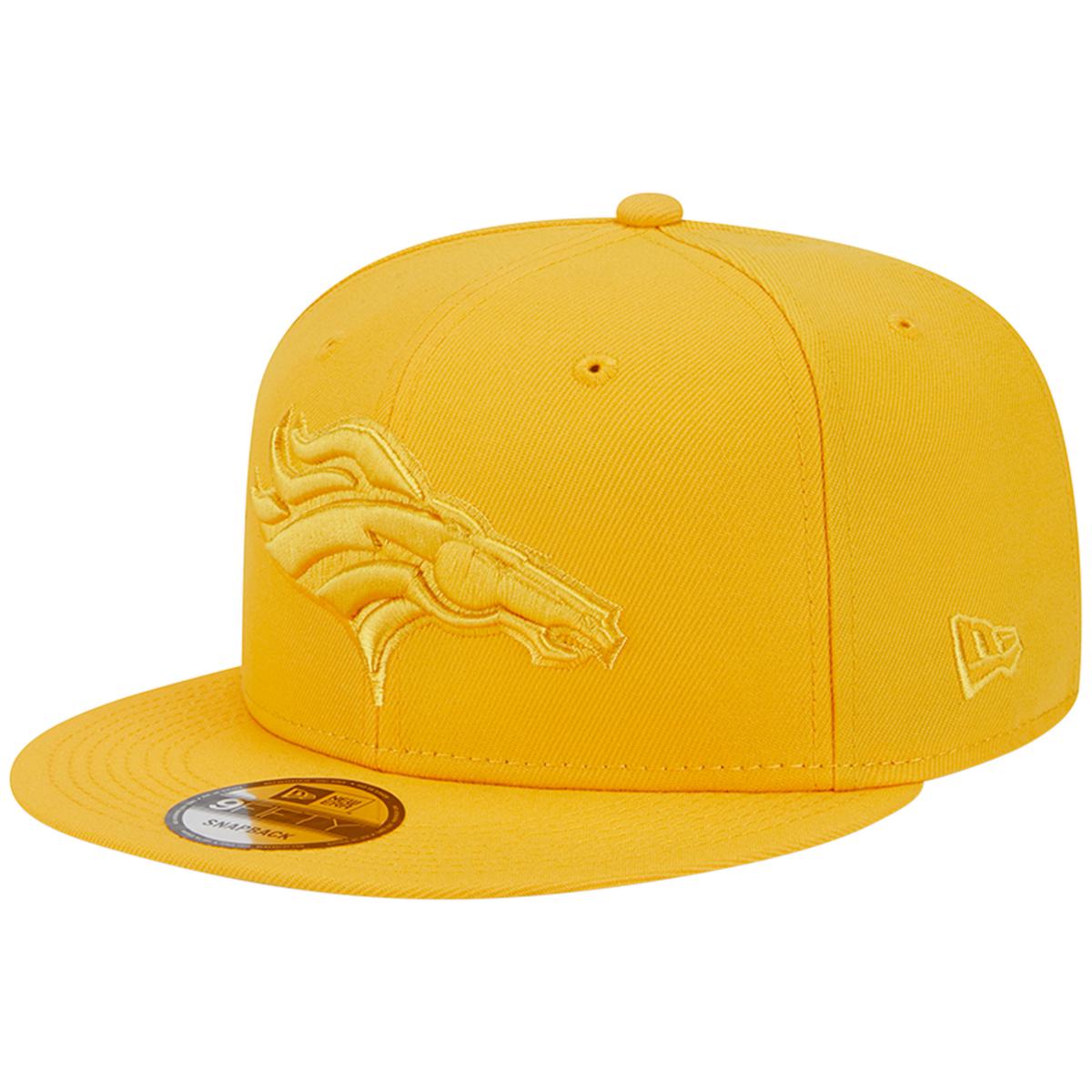 Men's New Era Gold Denver Broncos Color Pack 9FIFTY Snapback Hat