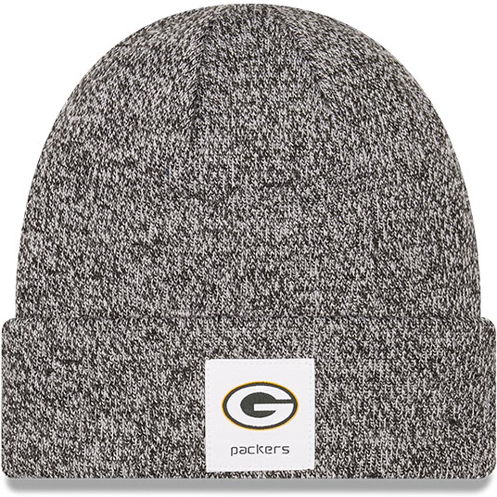 Men's New Era Heathered Black Green Bay Packers Hamilton