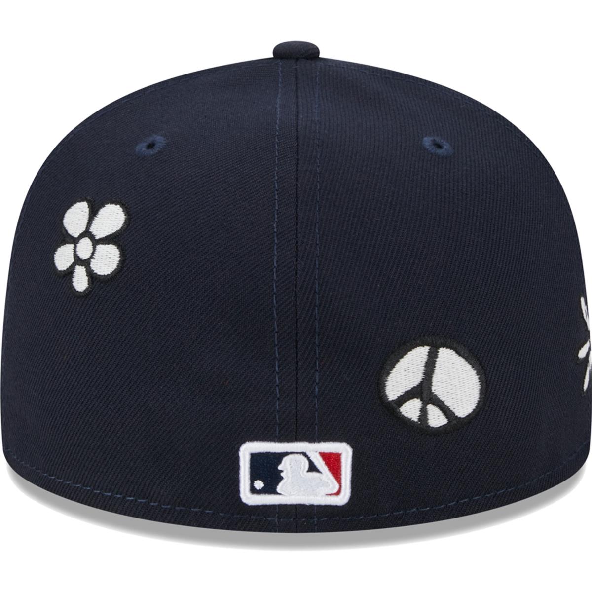 New Era Men's Houston Texans Logo Navy 59Fifty Fitted Hat