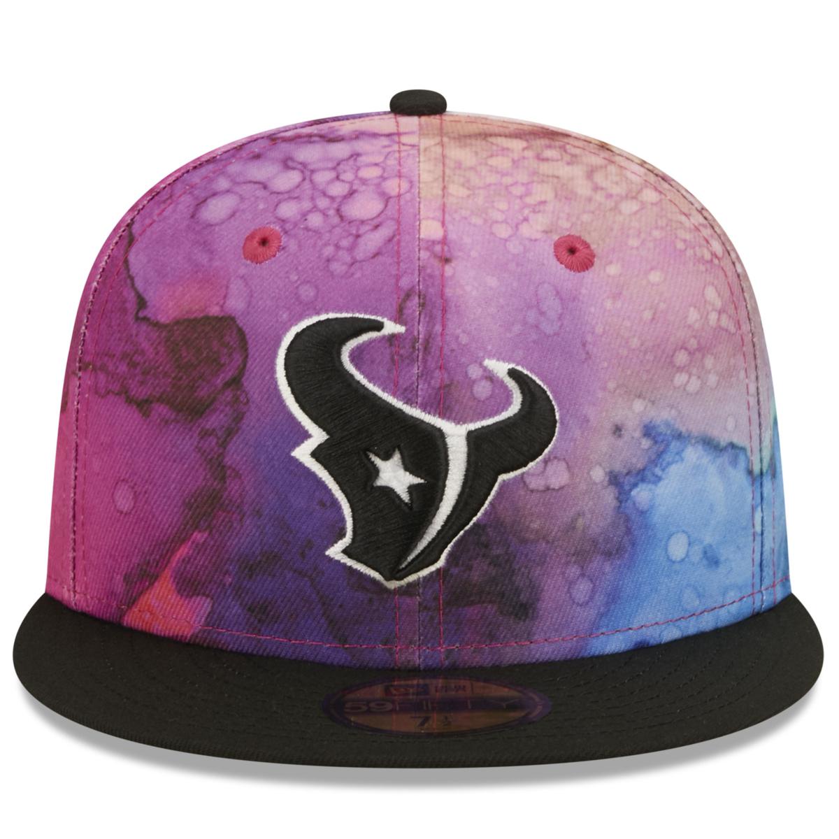 Men's New Era Pink/Black Houston Texans 2022 NFL Crucial Catch 59FIFTY  Fitted Hat