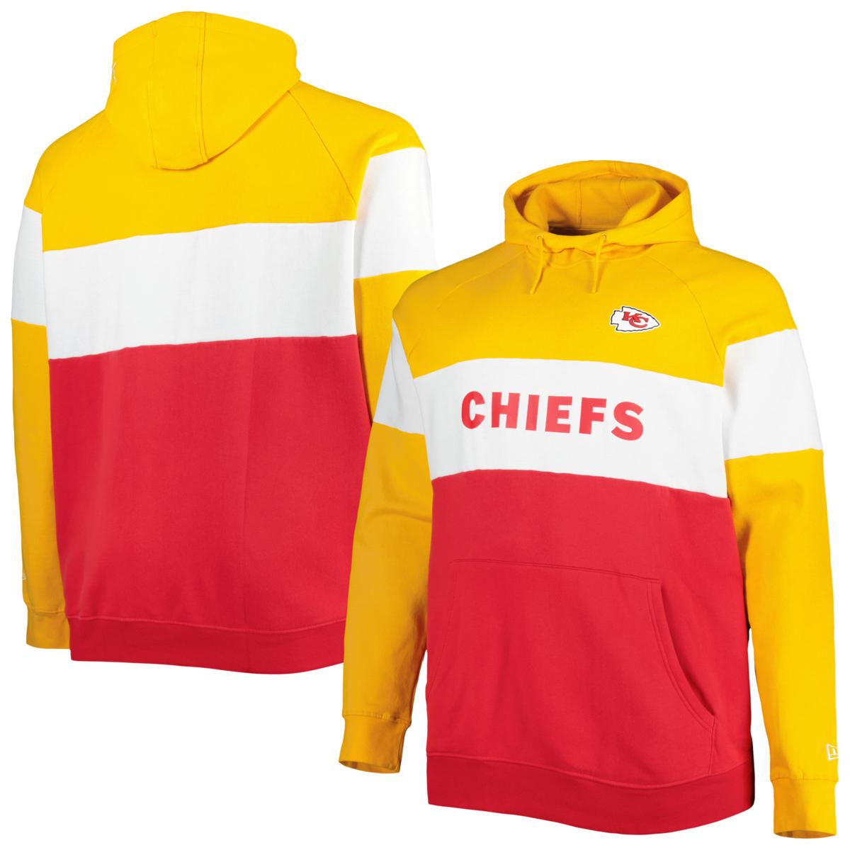 Men s New Era Red Gold Kansas City Chiefs Big Tall Current