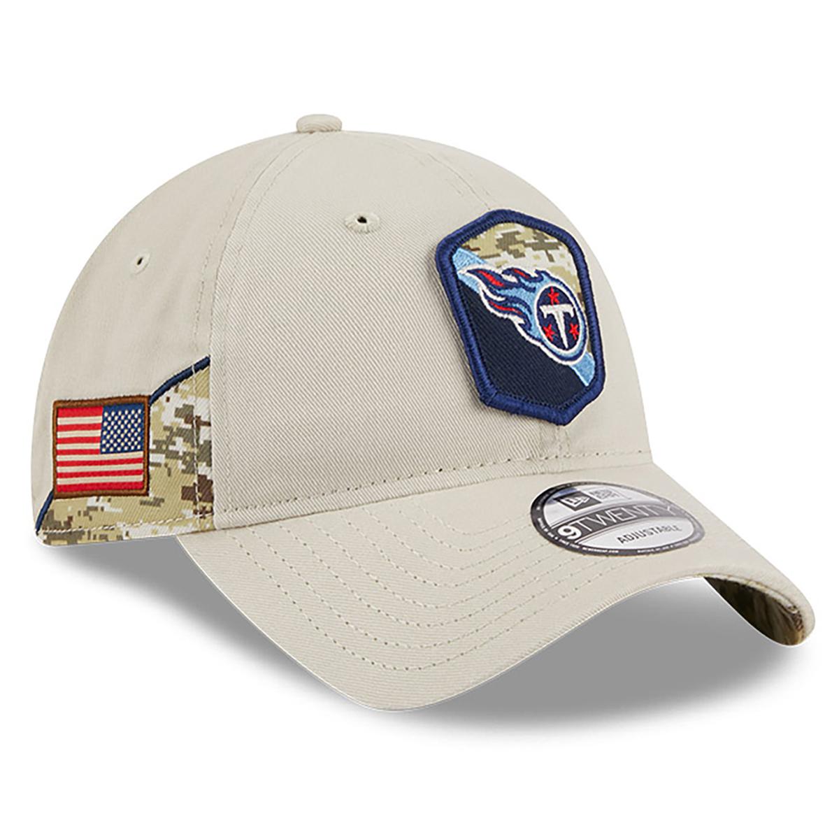 Tennessee Titans ARMY CAMO TRUCKER Hat by New Era