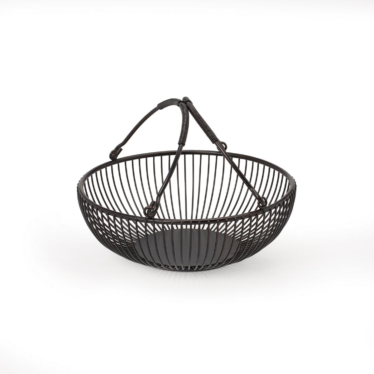 Gourmet Basics by Mikasa General Store 2-Tier Hanging Basket - Black